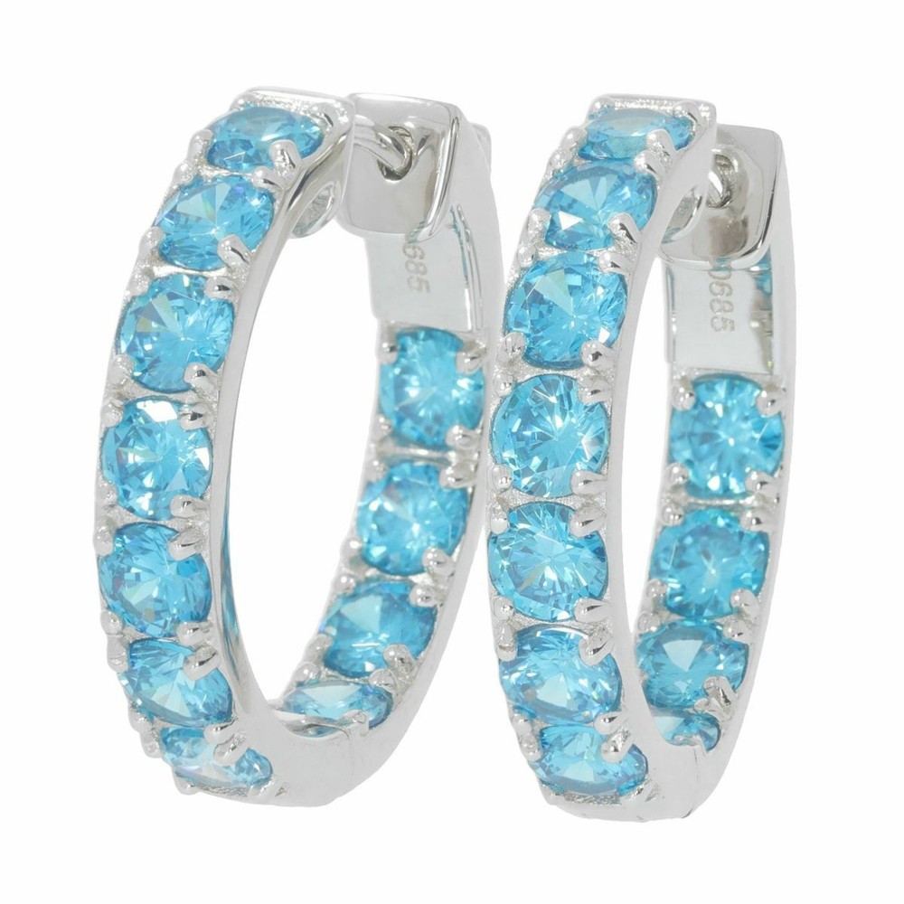 Sterling Silver Semi Mount Earrings Setting RD 4x4mm