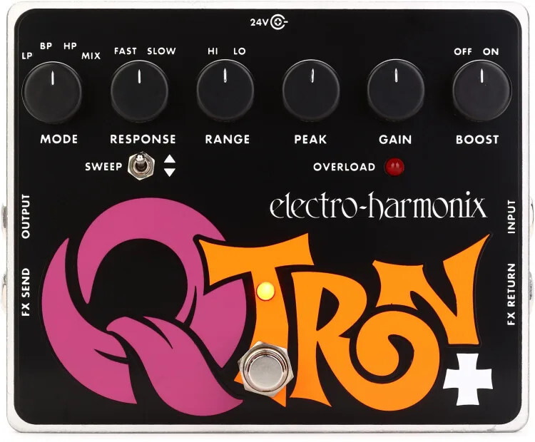 Electro-Harmonix Q-Tron Plus Envelope Filter Effects Pedal