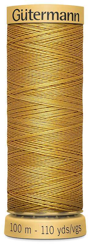 Natural Cotton Thread 110yd Dark Yellow