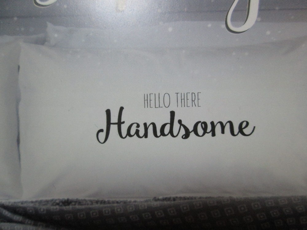 Sleeposophy GORGEOUS HANDSOME T2 Coordinating Standard Pillowcases ~ Black White