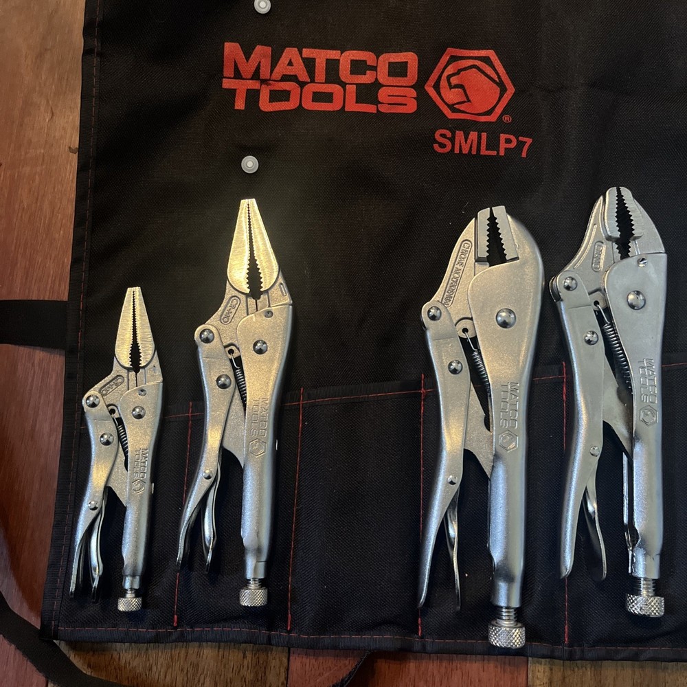 MATCO Tools SMLP7 6-Piece Locking Pliers Set (See Description)