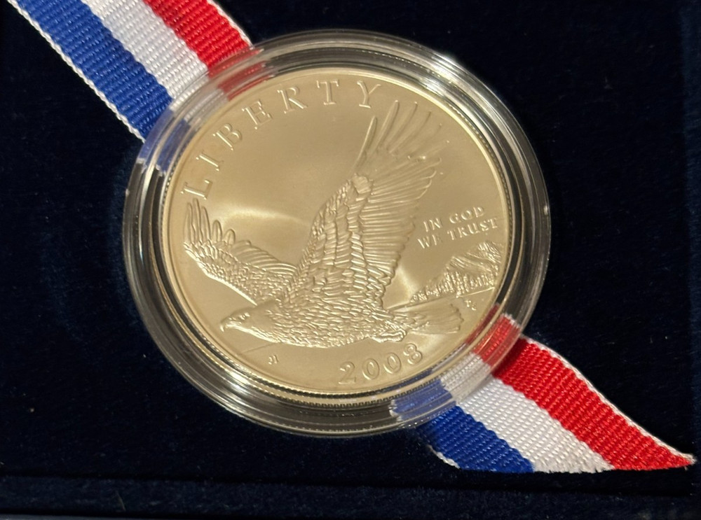 2008 Bald Eagle Commemorative Silver Dollar Uncirculated Nice