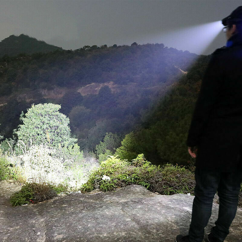 1/2Pack LED Headlamp Headlight Flashlight USB Rechargeable Waterproof Head Light