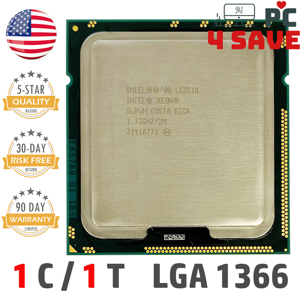Intel Xeon LC3518 SLBWH 1.73GHz 2M Single Core LGA 1366 Server CPU Processor 23W