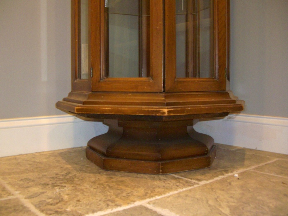 Mid Century Modern Octagonal China Display Cabinet