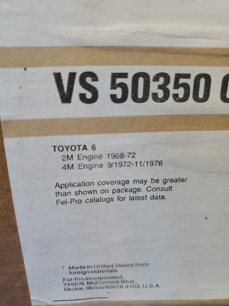 Fel-Pro bl VS50350 C Valve Cover Gasket