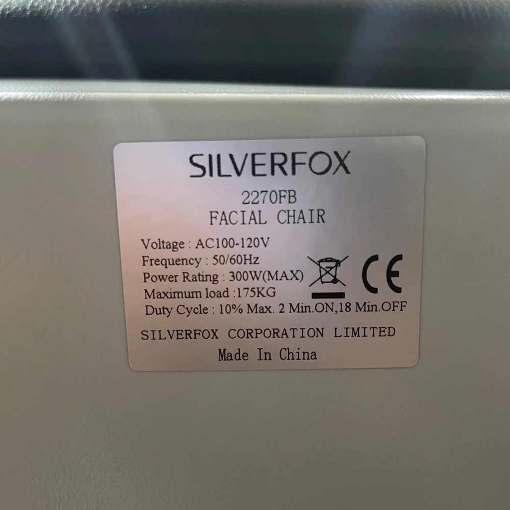 Silver Fox 2270FB Aesthetic Chair