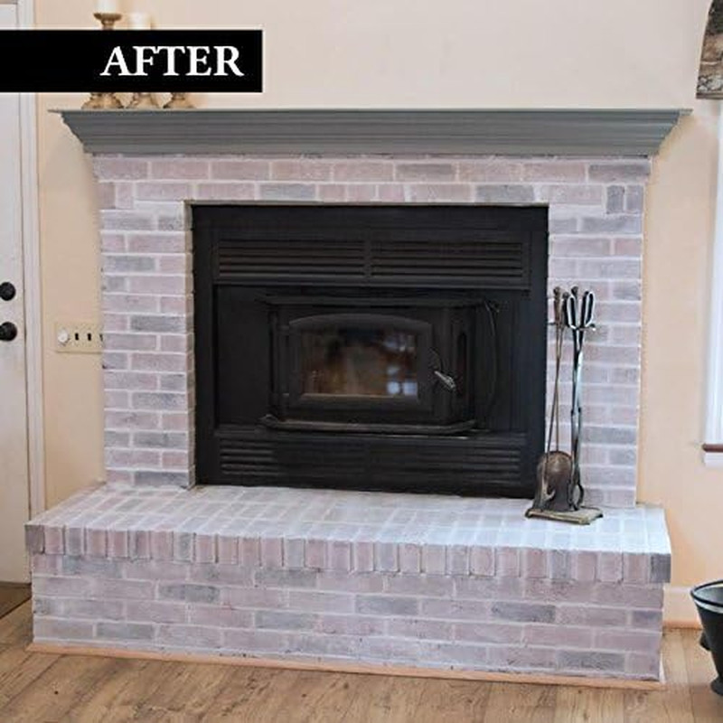 Brick Transformations Whitewash Paint for Brick and Fireplaces- 16 Oz Pint