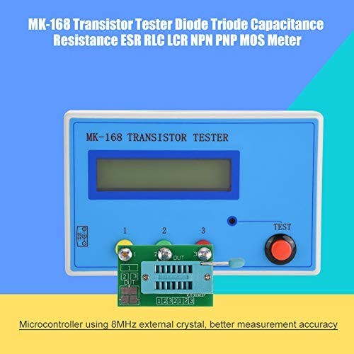 Transistor Tester ESR Meter MK-168 | Diode Triode Capacitance RLC NPN PNP MOS