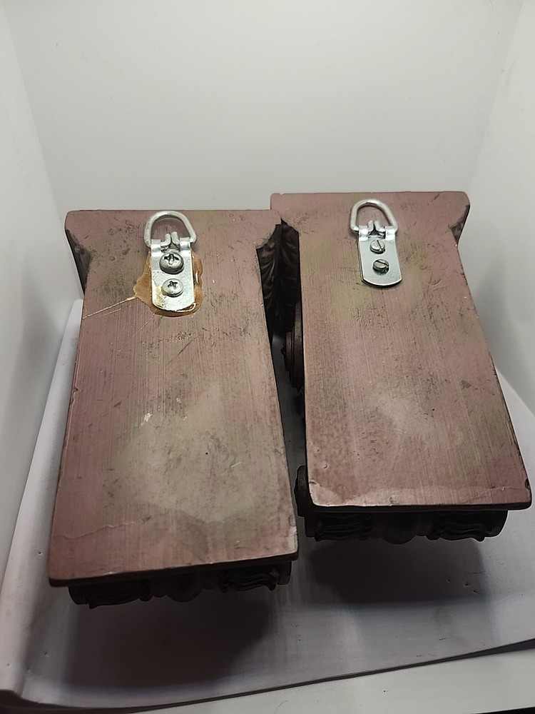 Pair Vintage Corbels Plaster Architectural Trims