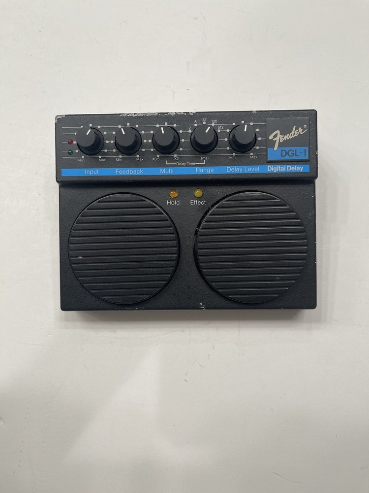 Fender DGL-1 Stereo Digital Delay Echo Vintage Guitar Effect Pedal MIJ Japan