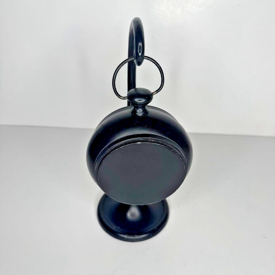 Pottery Barn Pocket Watch Style Hanging Table Clock Bronze