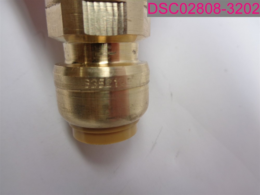 QTY=2; SharkBite 1/2" Adapter, Push to Connect Female Adapter Fitting