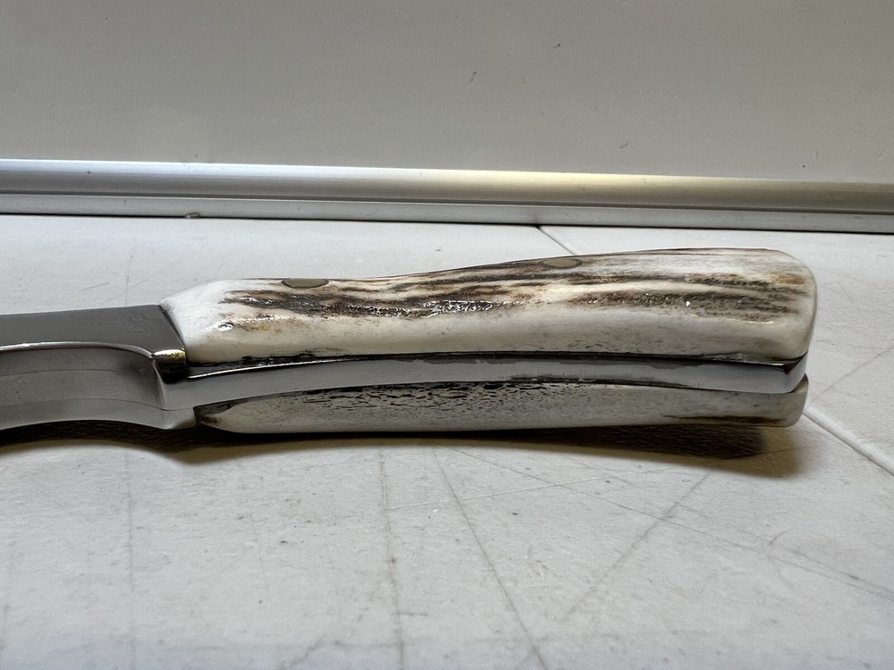 Custom 9.5" Fixed Knife w/ Bone Handle