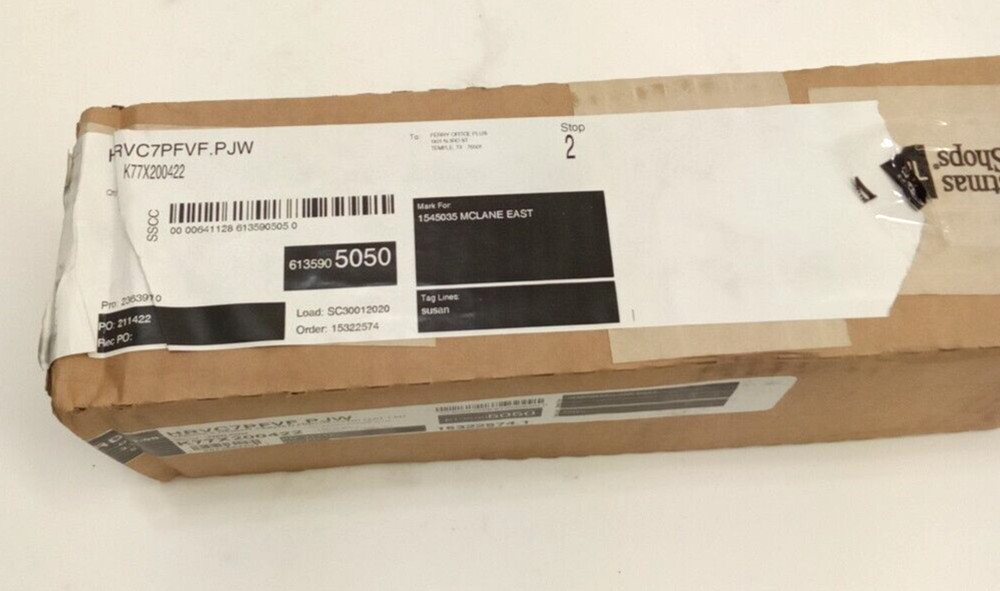 HON HRVC7PFVF.PJW Variable Height Painted Finished End Flat 7.5" Designer White