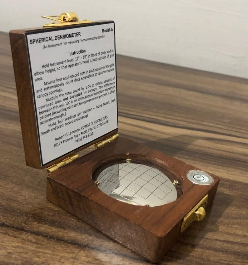 Spherical Densiometer for Accurate Forest Canopy Measurements Forestry Suppliers