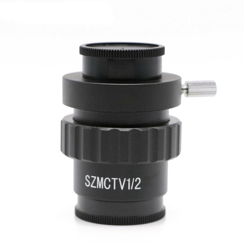 1X 1/2 1/3 CTV Lens Adapter for Trinocular Stereo Microscope CCD Camera