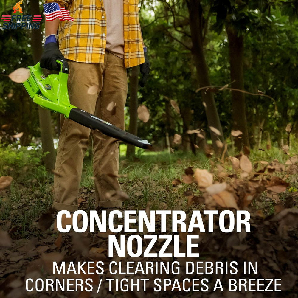 Greenworks 40V (150 MPH / 130 CFM / 75+ Compatible Tools) Cordless Leaf Blower,