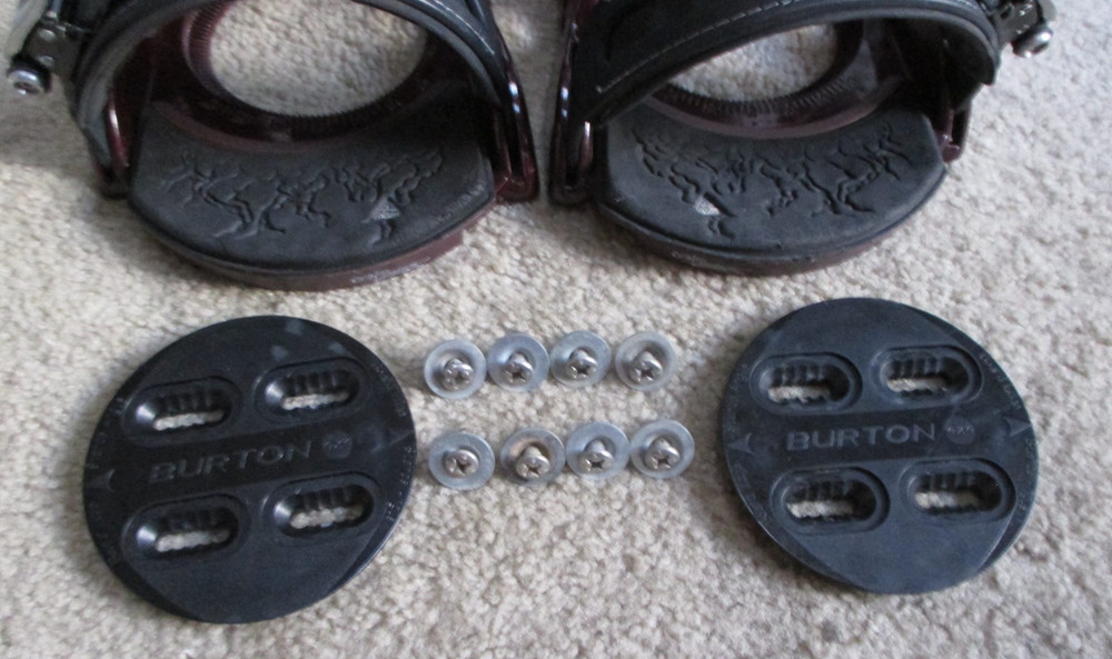 Burton Mission Snowboard Bindings Size Large