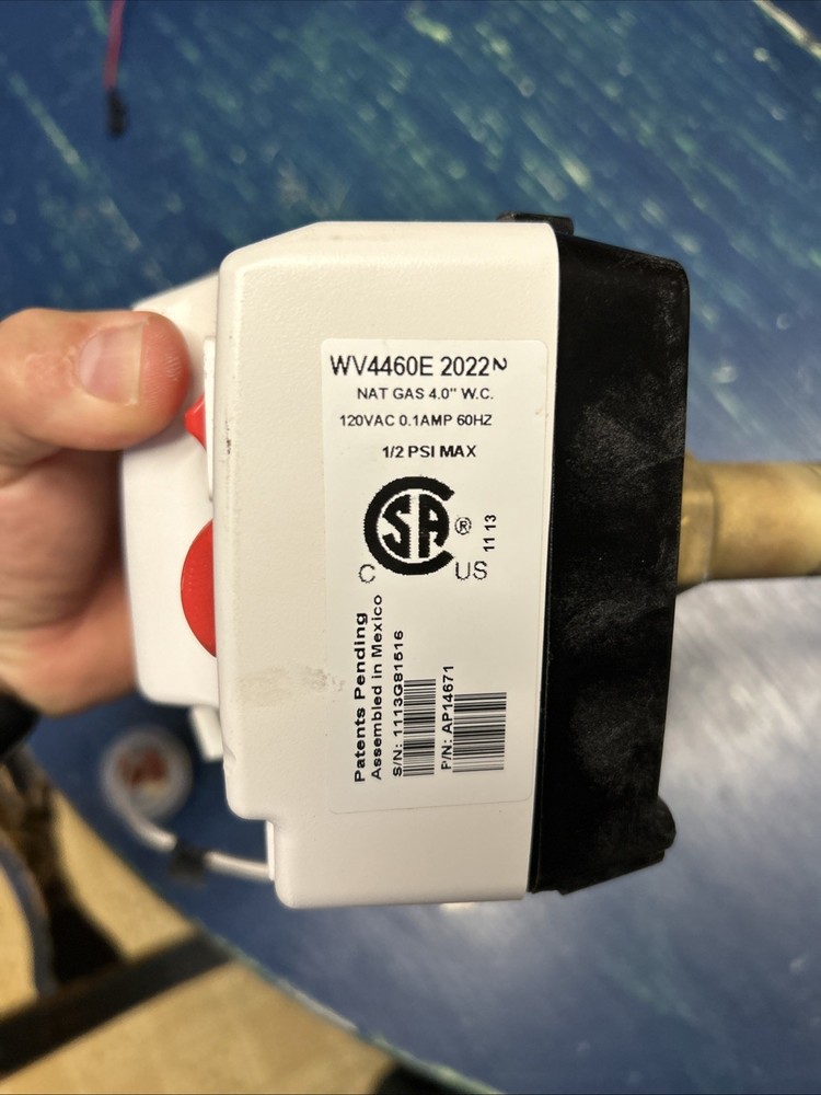 Honeywell WV4460E2022 AP15109-1 Valve And Blower Used AP14671-3 Rheem SP20231