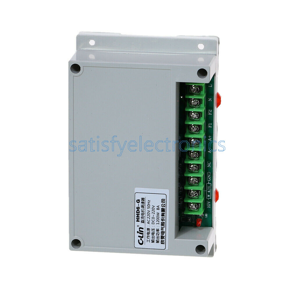 1200W Input AC220V 8A Max Output DC 0-220V Motor Speed Controller 50Hz