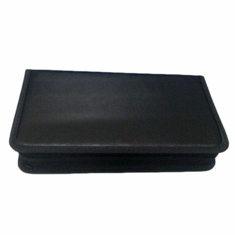10X 80 Sleeve CD DVD Disc Disk Carry Case Wallet Bag Storage Folder Ring Binder