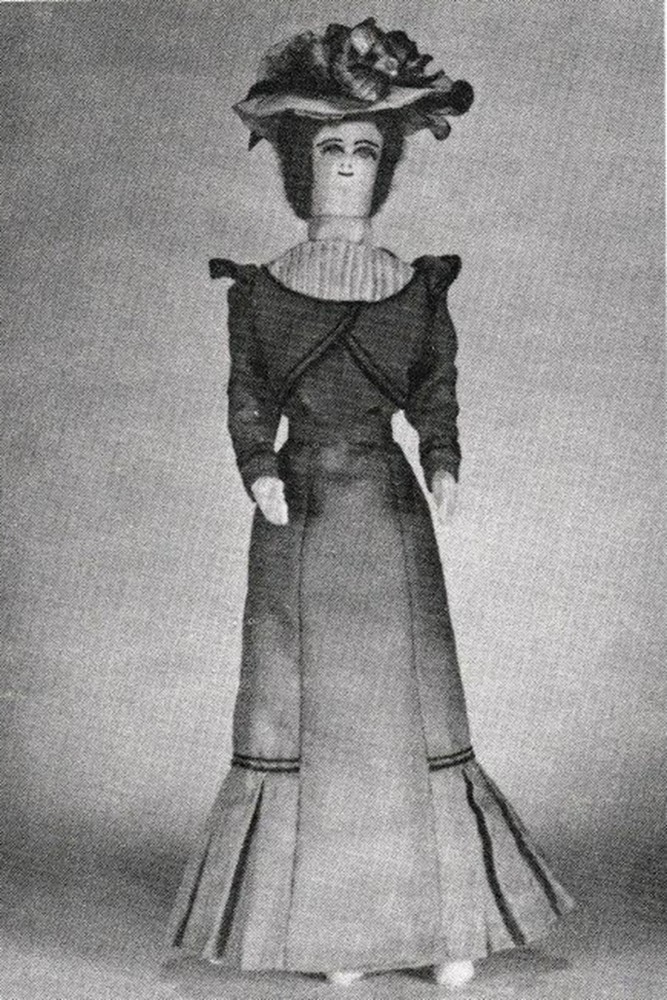 Nettie Easter Parade Doll Patterns Hats with 11 1/2" Cloth Doll