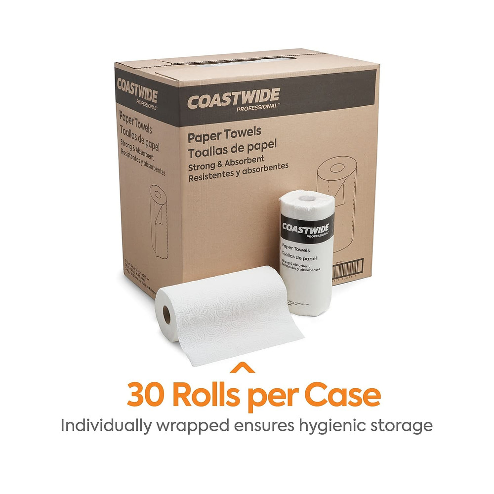 Professional Paper Towels, 2-Ply, 85 Sheets/Roll, 30 Rolls/Pack