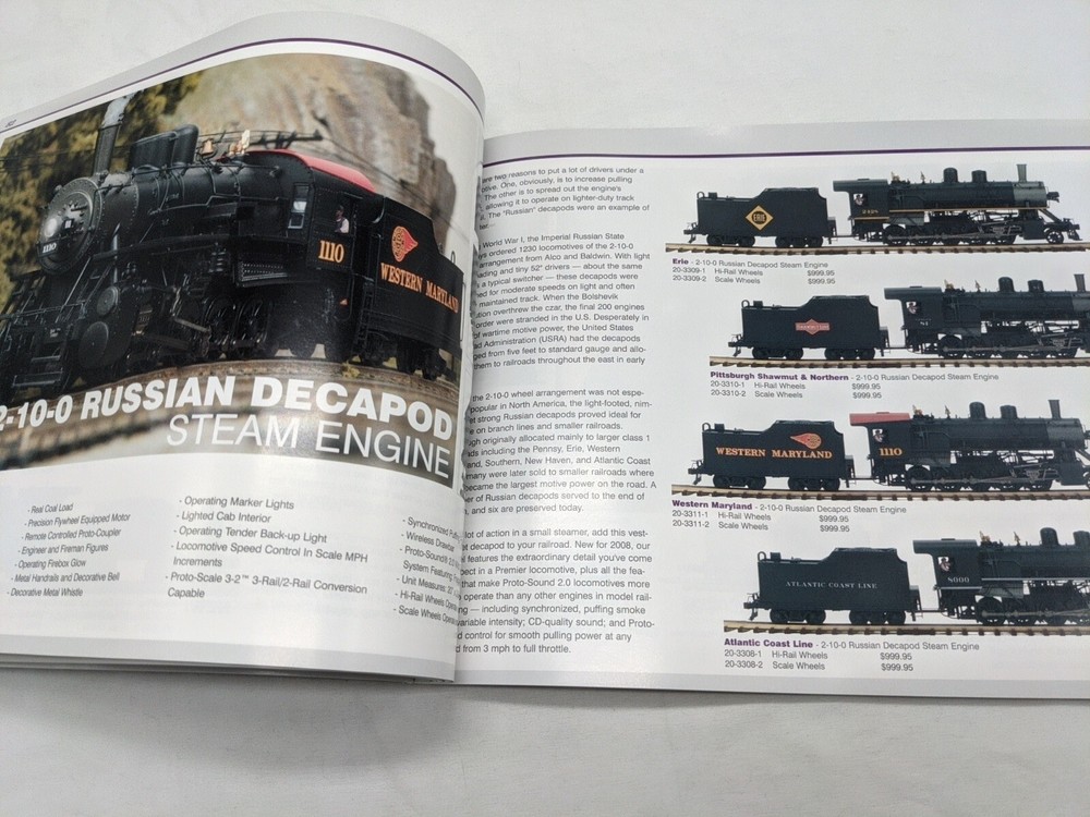 MTH Electric Trains 2008 Volume 2 Catalog
