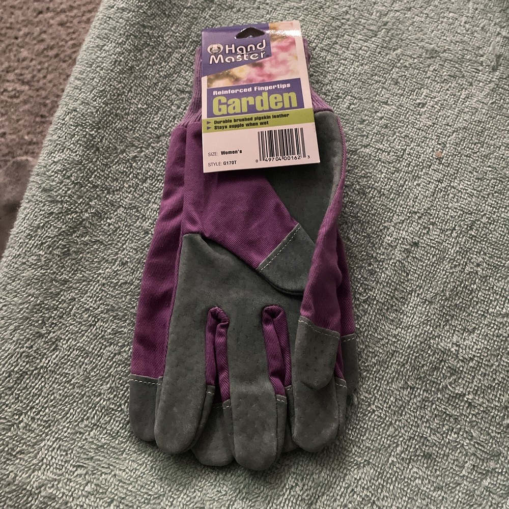 Hand Master Reinforced Finger Tips Pigskin Leather Women's New