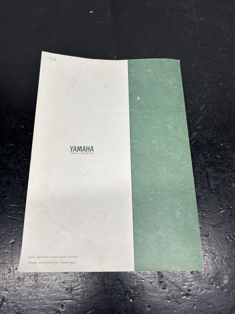 Original Yamaha PSR-4000 Keyboard Owners Manual