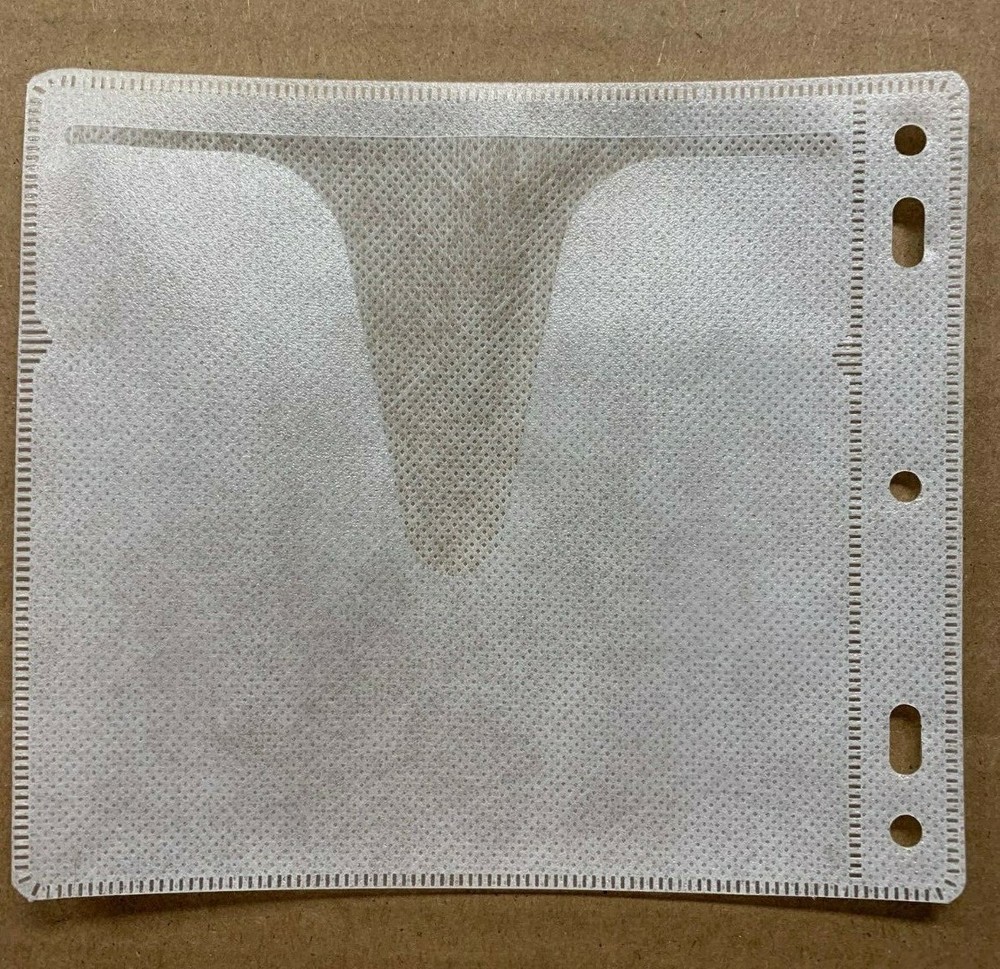 NEW Double CD / DVD Pages for 2-, 3-Ring Binders (5-pack)