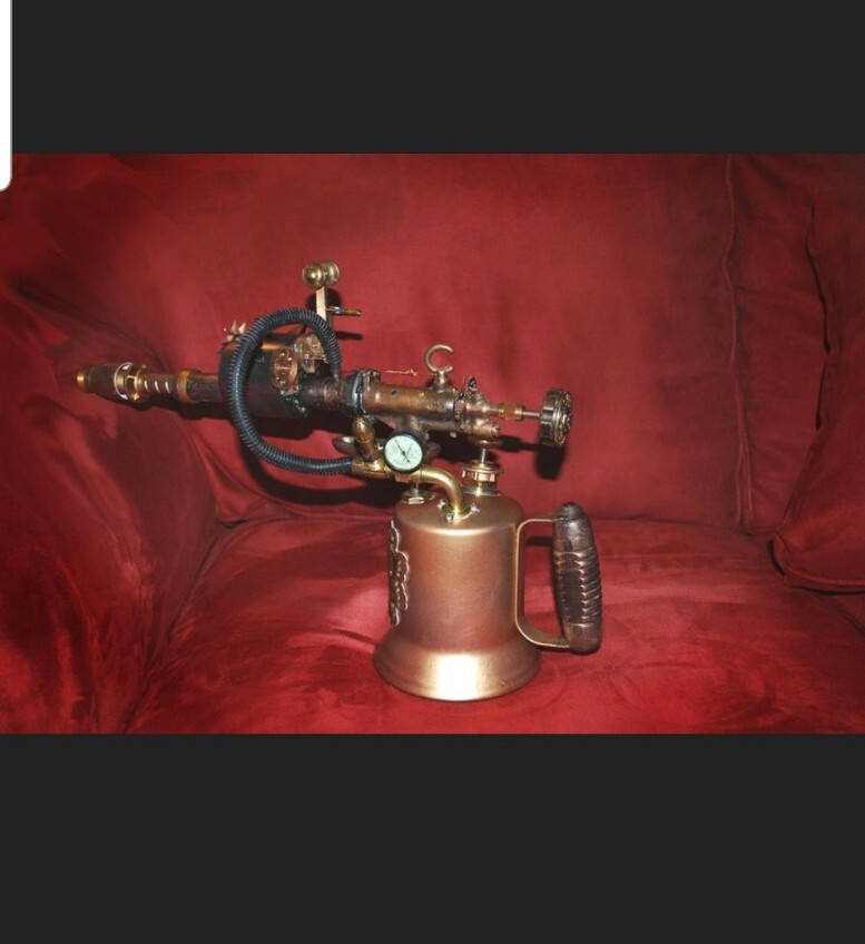 Steampunk 'Waverly Pulse Cannon' Dirigible Destroyer