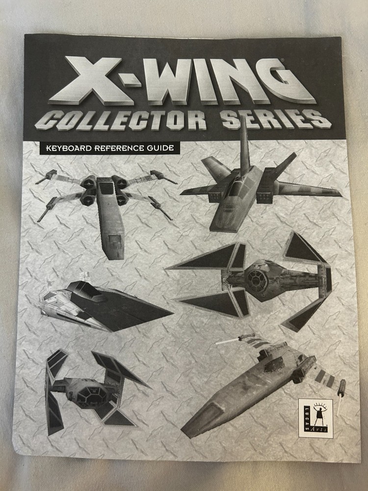 X-Wing Collector Series Instruction Manual & Keyboard Reference Guide - Original