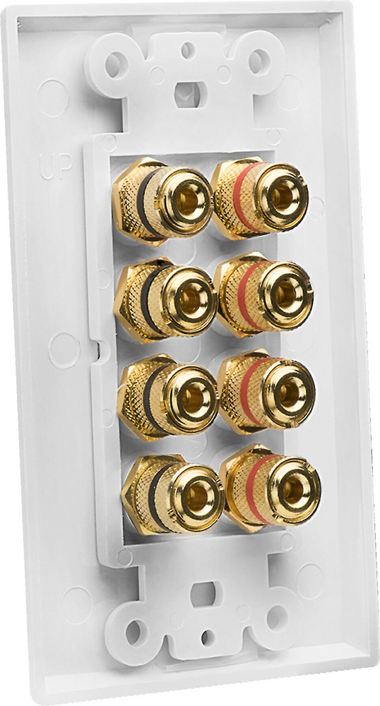 OSD WP-8 Decora Speaker Wall Plate 8 Terminal