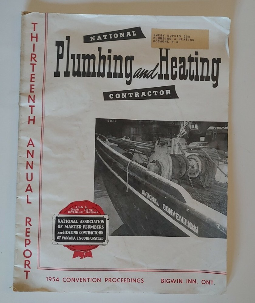 National Plumbing And Heating Contractor July 1954