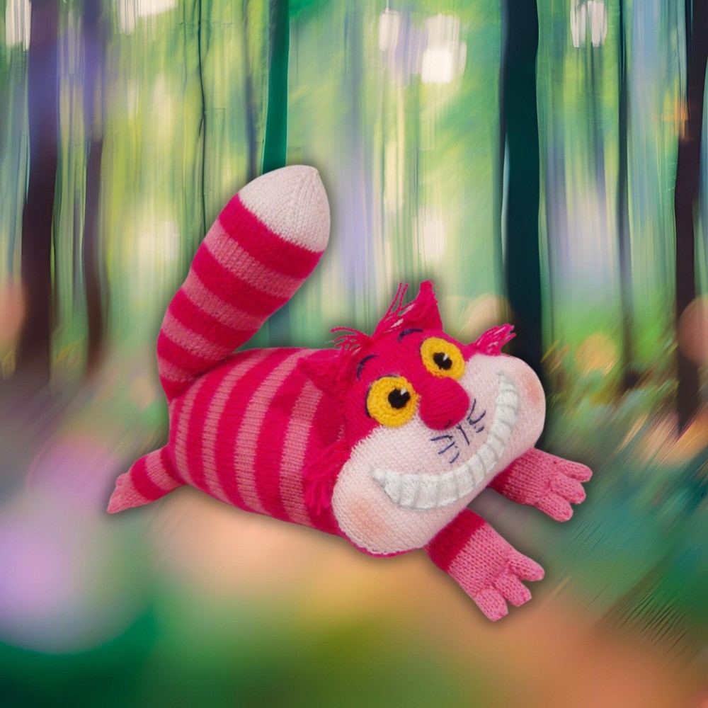 Wonderland Knitting Patterns – Printed Set: Rabbit, Cat & Toadstools