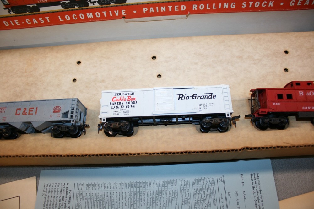 AMERICAN FLYER/GILBERT 30505 TRAIN SET OB LN