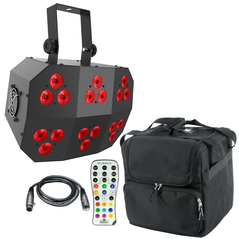 Chauvet DJ Wash FX 2 Multi-Purpose Party Effect Light + Remote + Carry Bag Pack