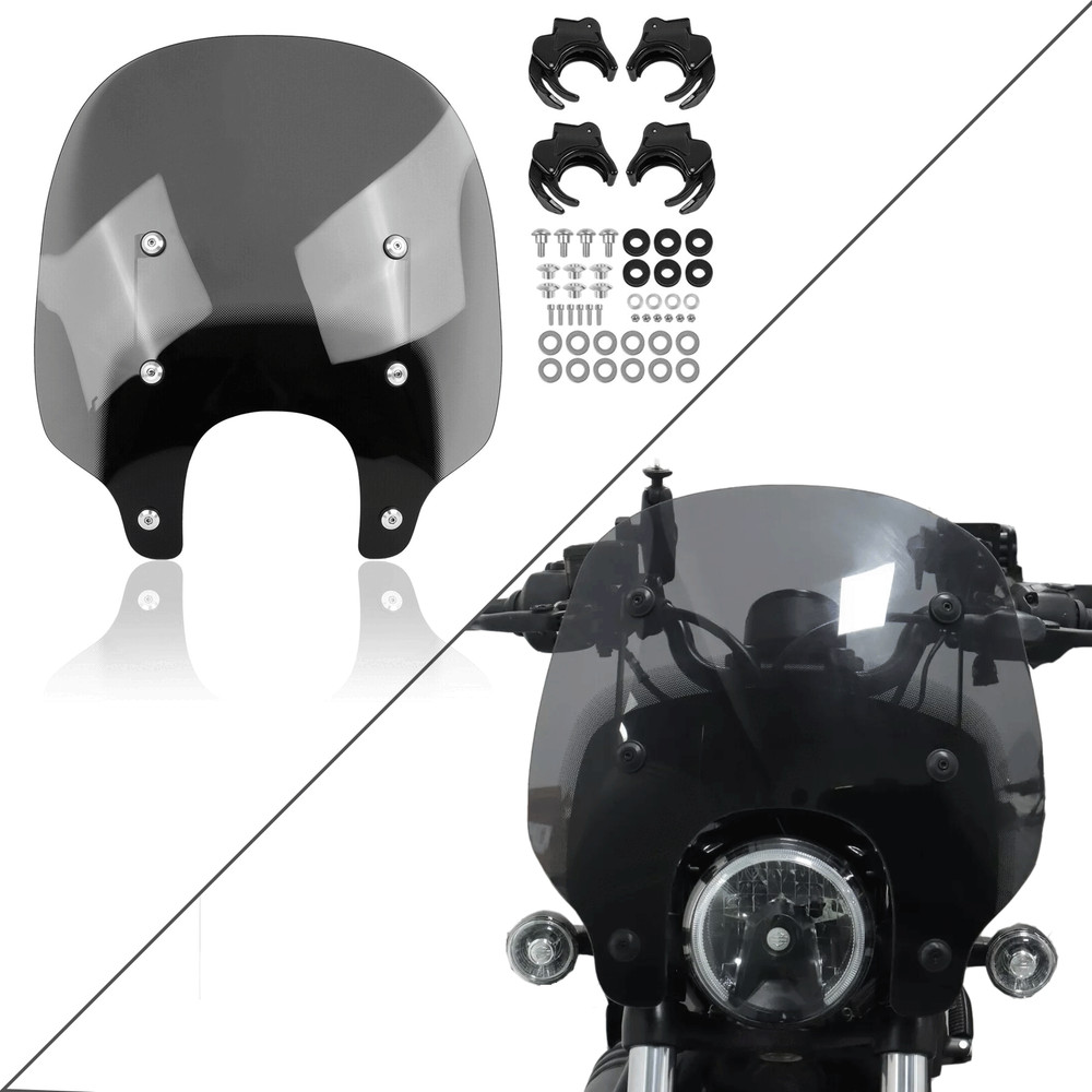 Windshield Windscreen w/Bracket Compatible With Harley Nightster RH975 2022-2025