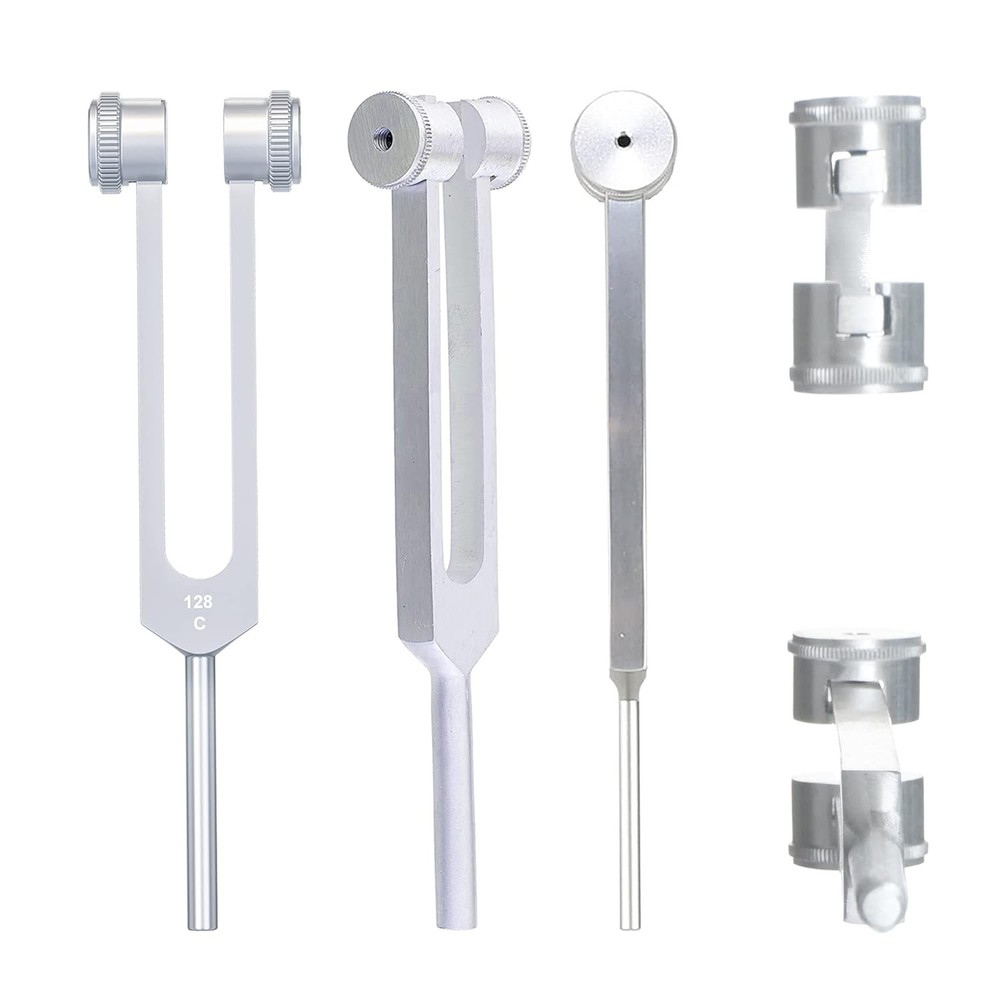 Tuning Fork Set C128 C256 C512 Aluminum Diagnostic Tool Therapy