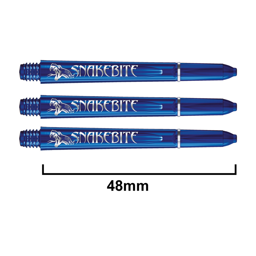 Red Dragon Peter Wright Snakebite Logo Polycarbonate Medium Dart Shafts