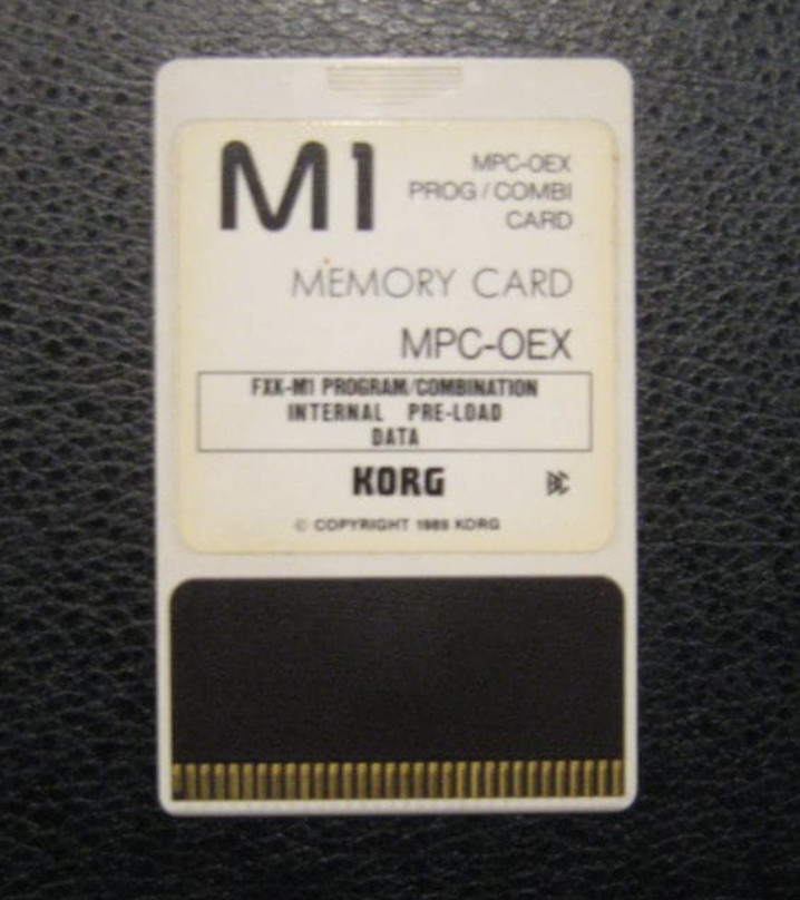 KORG M1 MPC-0EX MPC-OEX Program Memory card Test Completed Express