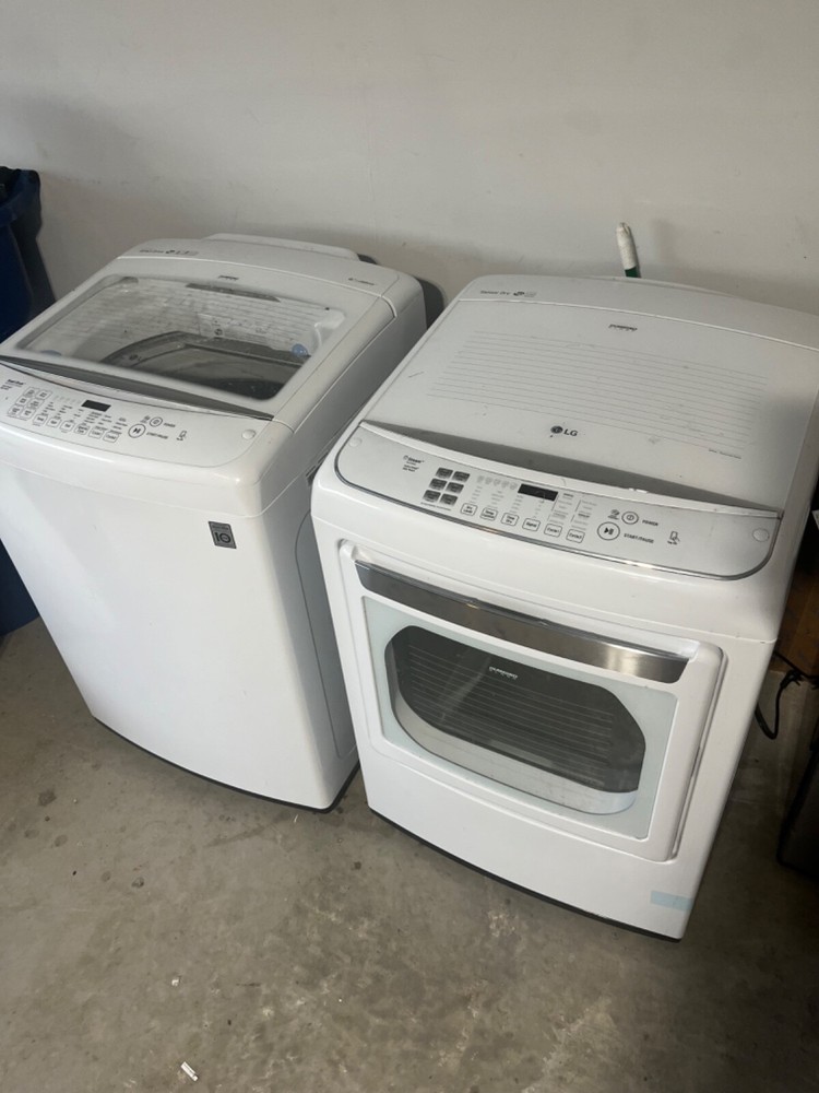 electric washer and dryer set used