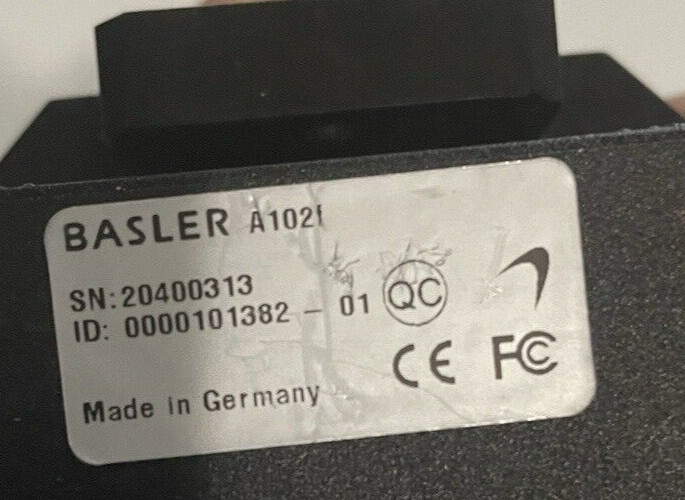 BASLER industrial camera Model 1021 SN: 20400313
