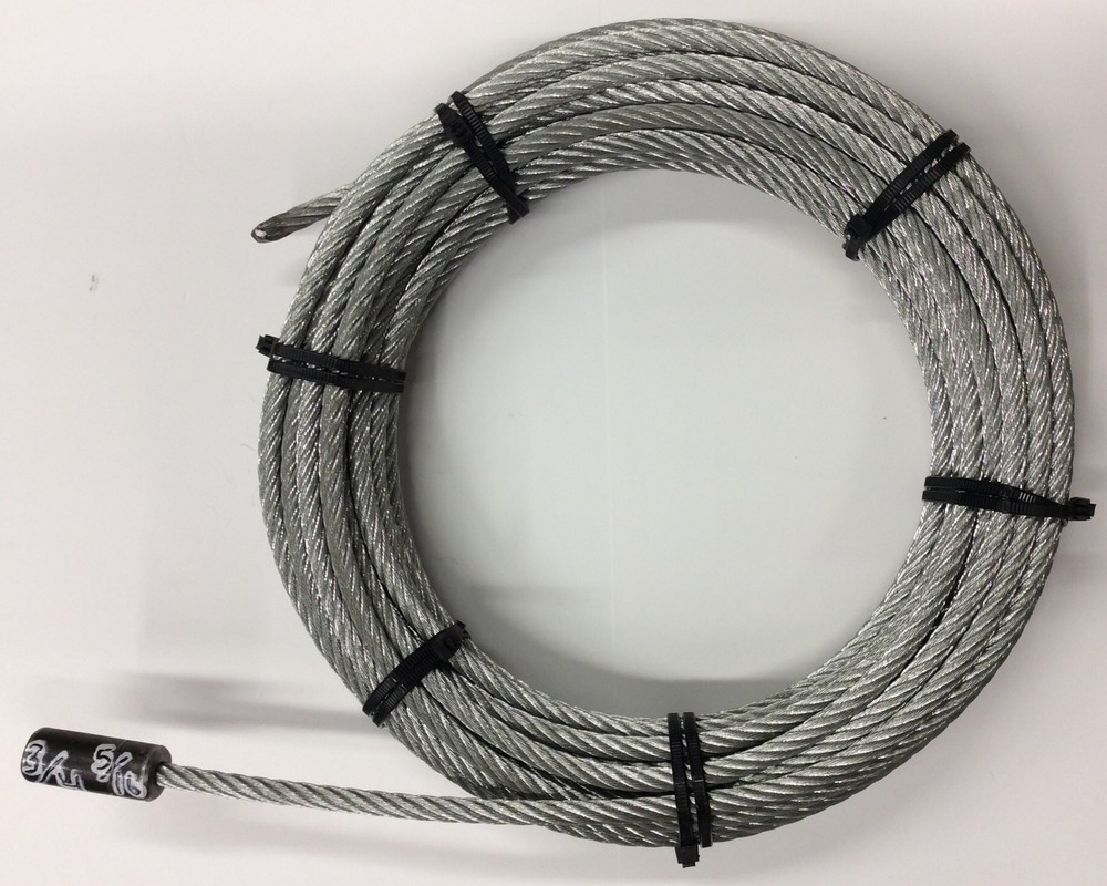 Water Service Line Slitter Puller Trenchless Pipe Replacement Cable W/Ferrule 75