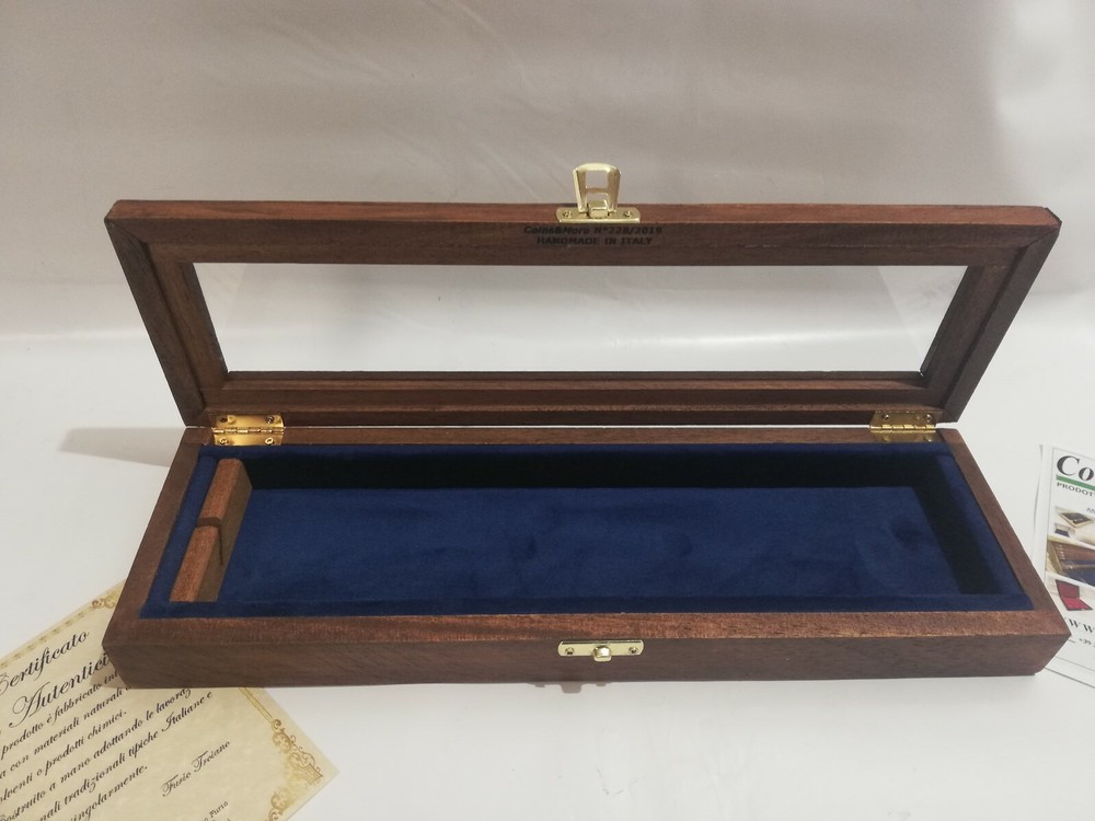 Wood Display Case For Knives Coins