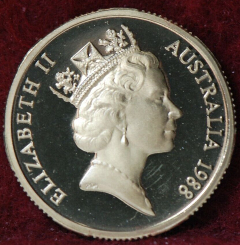 Australia, 1988 Dollar, KM100, Choice Proof+, 9-2* Reduced