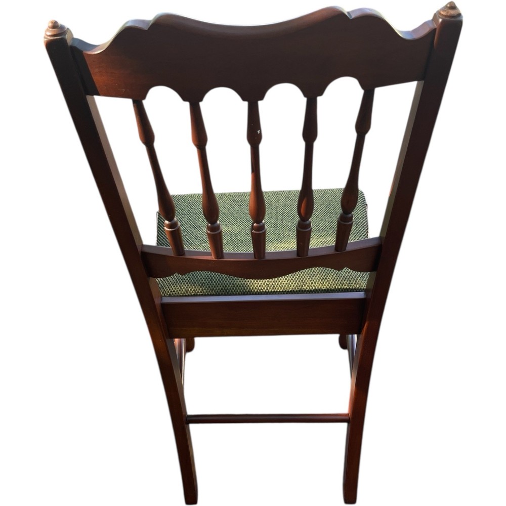Pennsylvania House Solid Cherry Spindle Back Dining Chairs AUTHENTIC 1960s SET 6