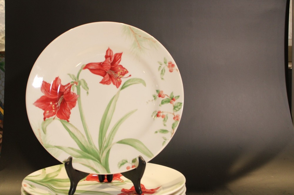 Lenox Winter Garden 7 Dinner Plates 11 3/8"